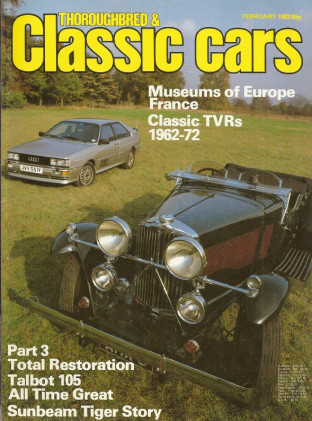 THOROUGHBRED & CLASSIC CARS 1983 FEB - TIGER STORY, TVRs